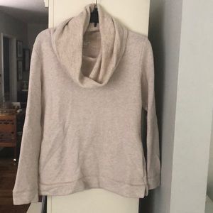 J. Crew Cream Cowl neck sweater